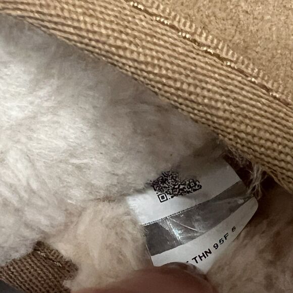 UGG Keegan Slide Slipper Chestnut  Suede Shearling Slip On Shoes Kids Size 1 US - Picture 10 of 10